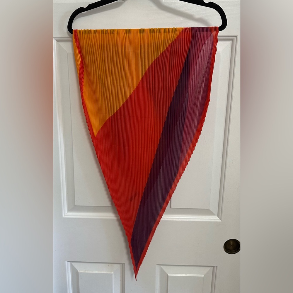 Ann Taylor Vibrant Pleated Scarf